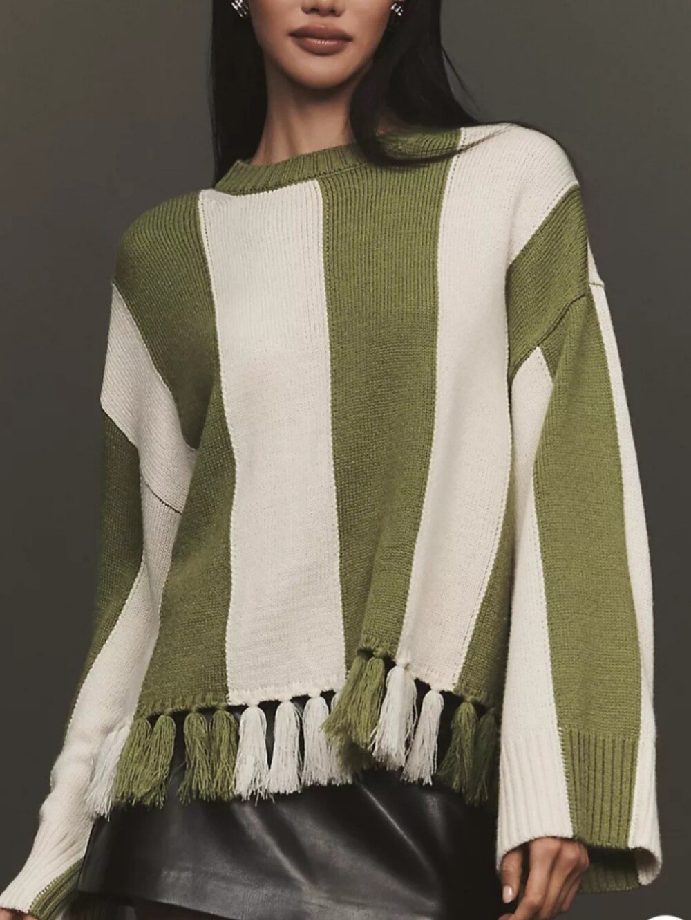 Simon Miller Faye Tassel Wool Blend Sweater